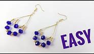 (◔◡◔) Earrings Tutorial For Beginners | Jewellery Making Step By Step Instructions