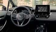 2023 Toyota Corolla XSE Interior Design in Wind Chill Pearl