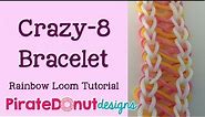 Crazy Eight Rainbow Loom Bracelet Tutorial