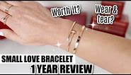 Cartier Love Bracelet Small 1 year review *Do I still recommend it?*