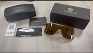 Versace Sunglasses Women's 2240 100263 Bronze 40-140-140