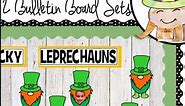 Leprechaun Bulletin Board Ideas | MARCH Bulletin Board with Writing