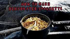 How to Make Your Own Dehydrated Camping Meals - Dehydrated Spaghetti