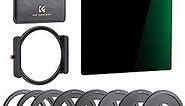 K&F Concept 100x100mm Square ND Filter Kit ND1000 (10 Stop) + 1x Filter Holder + 8 x Filter Rings with 28 Multi-Layer Coatings Compatible with Canon Nikon Camera Lens