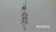 Rose Gold Wedding Earrings