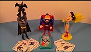 2007 DC JUSTICE LEAGUE UNLIMITED SET OF 4 HARDEE'S COOL COLLECTION TOY'S VIDEO REVIEW