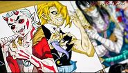 Drawing the Akatsuki as Demons / 12 Kizuki | Naruto Shippuden X Kimetsu No Yaiba 鬼滅の刃