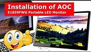 👉 AOC Portable Monitor , How to Set Up and Install. 😎