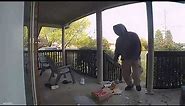 Man Kicks Food in Frustration After Dropping it on Porch Stairs - 1117397