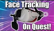 VR Face Tracking On The Quest! HTC Vive Lip Tracker Works On Other Headsets & It's Amazing!