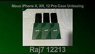 Mous iPhone X, XR, 12 Pro Case Unboxing