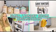 20+ BRILLIANT Small Laundry Room Organization Hacks!