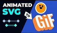 SVG to GIF Export Option | SVGator