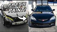 Acura RSX Type-S Goes in for Paint! | Type R vs A Spec Spoiler?