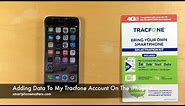 Adding Data To My Tracfone Account On The iPhone 6