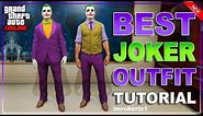 GTA 5 JOKER OUTFIT TUTORIAL BEST HOW TO CREATE JOKER