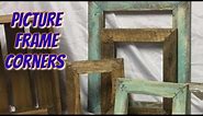 How I fasten my RUSTIC Picture frame corners
