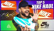 🔥 UNBOXING: 5 Best NIKE White Shoes/Sneakers for Men | NIKE Air Force 1 Haul Review 2023 ONE CHANCE