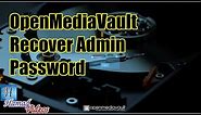 Recover Openmediavault Admin password