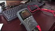 Radio Shack True RMS multimeter unboxing and overview