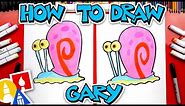 How To Draw Gary From SpongeBob SquarePants
