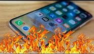 iPHONE X CAUGHT FIRE AND EXPLODED After UPDATING!!!