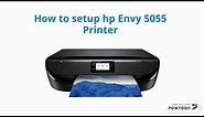 How to setup HP envy 5055 printer | Driver Download ( New 2020 User Guide )