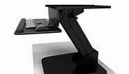 Sit Stand Desk for 1 to 3 Monitors, Freestanding