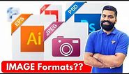 Image File Formats Explained - JPEG, RAW, PNG, GIF, TIFF, EPS etc.