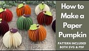 DIY Paper Pumpkin/Mini Origami Paper Pumpkins/Craft Fair Favorites