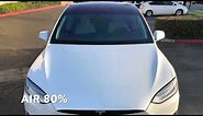 Comparing Window Tint! 50% vs 60% vs 80% (Tesla Model X Windshield)