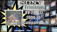 Sony Trinitron KV-20FS12 2000 20 inch CRT TV Overview Retro Gaming Calibration Comparison SNES