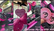 DECORATE MY CAR WITH ME| *Car Makeover* |Pink Amazon & Shein Car Accessories💓