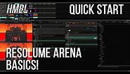Resolume Arena Basics in 10 MINUTES | Quick Start Guide