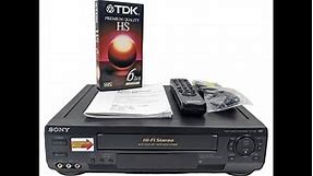 SONY SLV-N50 4 Head HiFi Stereo VCR VHS Player