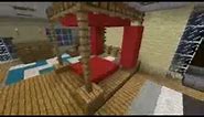 Minecraft Interior Design Four-poster Bed