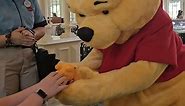 Disney fan surprises Winnie-the-Pooh with crocheted miniature Winnie plushie