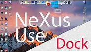 How to Remove or Add Items in NeXus Dock Control Icon