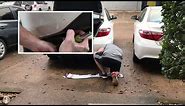 2015 2016 2017 Toyota Camry - How to Remove the Rear Back Bumper Cover