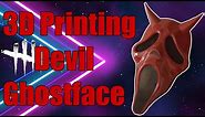 3D Printing The Ghostface Devil Mask