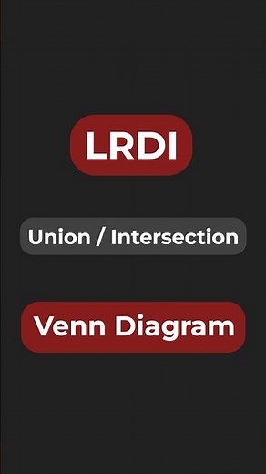 Union vs Intersection | 2-Parameter Venn Diagram (CAT)