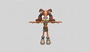 Sticks the Badger Sonic Boom - Download Free 3D model by nyepena24