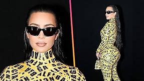 Kim Kardashian STRUGGLES to Walk as She Rocks Balenciaga Caution Tape