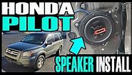 HONDA PILOT SPEAKER INSTALL - HOW TO FRONT AND REAR