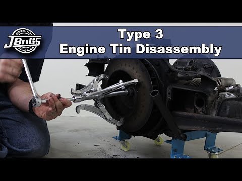 JBugs - VW Type 3 - Engine Tin Disassembly