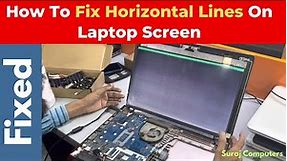 Horizontal Lines on Your Laptop Screen? Fear Not! Here's How to Fix Them #laptop