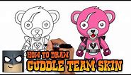 How to Draw Fortnite | Cuddle Team Leader | Step by Step