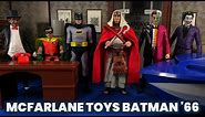 McFarlane Batman '66 Wayne Manor, Batboat, King Tut, Two-Face, Lunch Box Classic TV Series Review