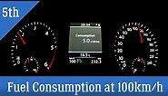 2011 VW Golf VI Plus 2.0 TDI 140 HP Fuel Consumption Test