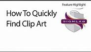 How To Quickly Find Clip Art